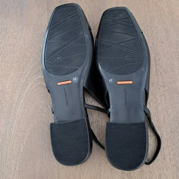 Rockport Sagey Slingback Ballet Flats - Color: Black - Size: 8 Wide - Picture 8 of 10